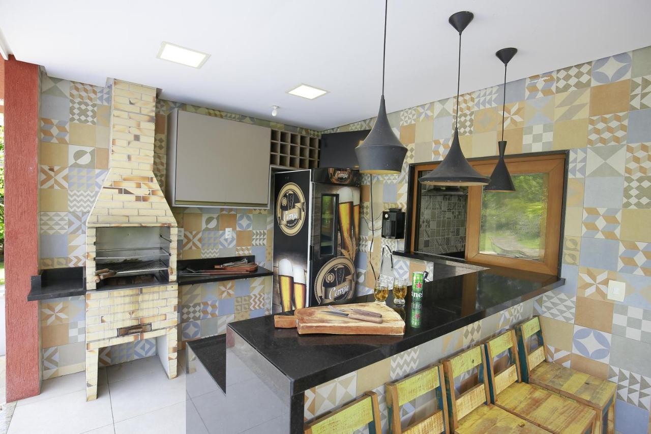 Casa Temporada - 4 Suites - Condominio Luxo - Piscina Extraordinaria - Praia De Itacimirim-Ba 카마사리 외부 사진