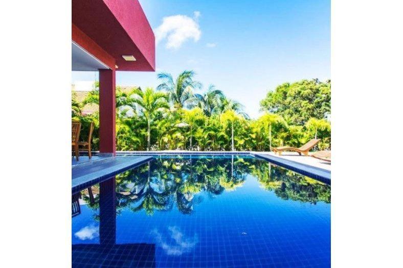 Casa Temporada - 4 Suites - Condominio Luxo - Piscina Extraordinaria - Praia De Itacimirim-Ba 카마사리 외부 사진
