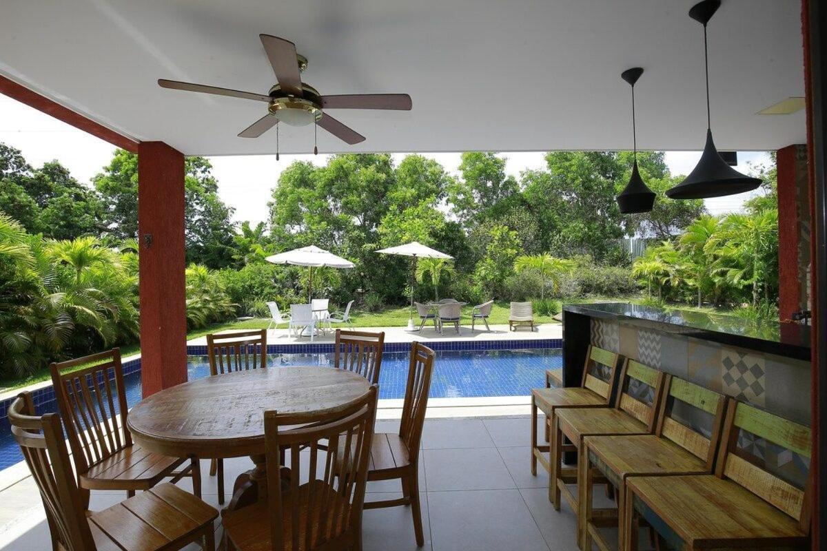Casa Temporada - 4 Suites - Condominio Luxo - Piscina Extraordinaria - Praia De Itacimirim-Ba 카마사리 외부 사진