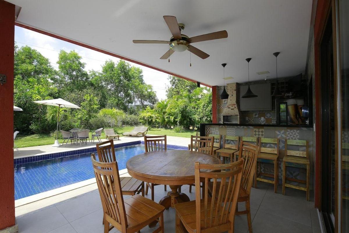 Casa Temporada - 4 Suites - Condominio Luxo - Piscina Extraordinaria - Praia De Itacimirim-Ba 카마사리 외부 사진