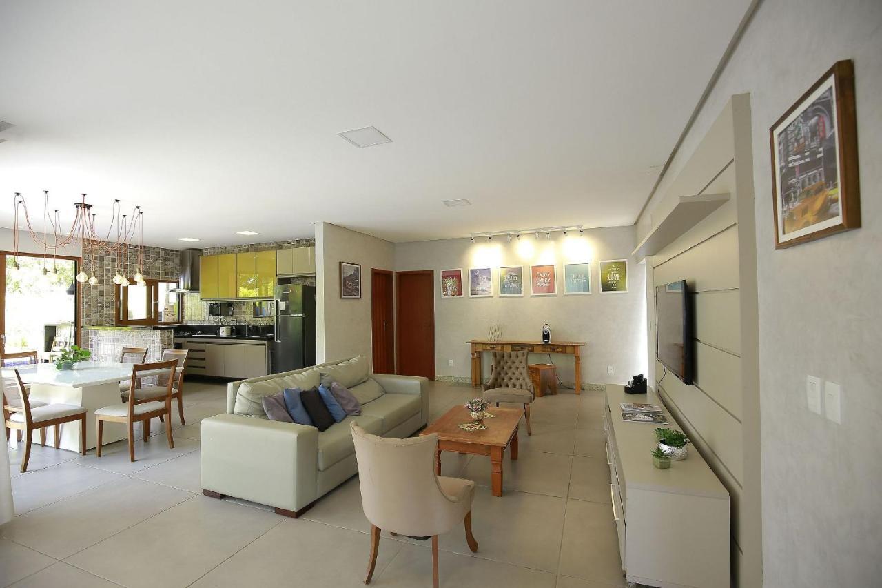 Casa Temporada - 4 Suites - Condominio Luxo - Piscina Extraordinaria - Praia De Itacimirim-Ba 카마사리 외부 사진