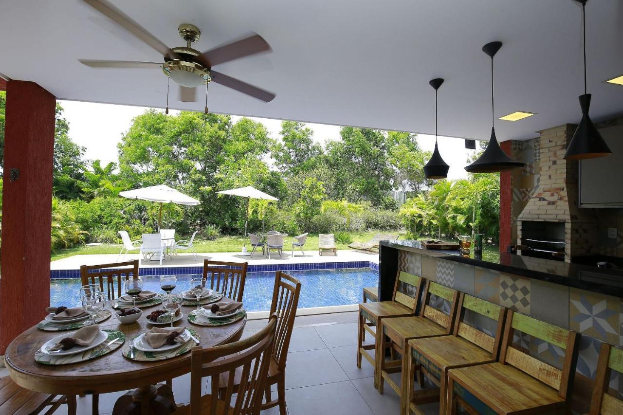 Casa Temporada - 4 Suites - Condominio Luxo - Piscina Extraordinaria - Praia De Itacimirim-Ba 카마사리 외부 사진